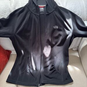 The North Face Black Utility Jacket with Stand-Up Collar